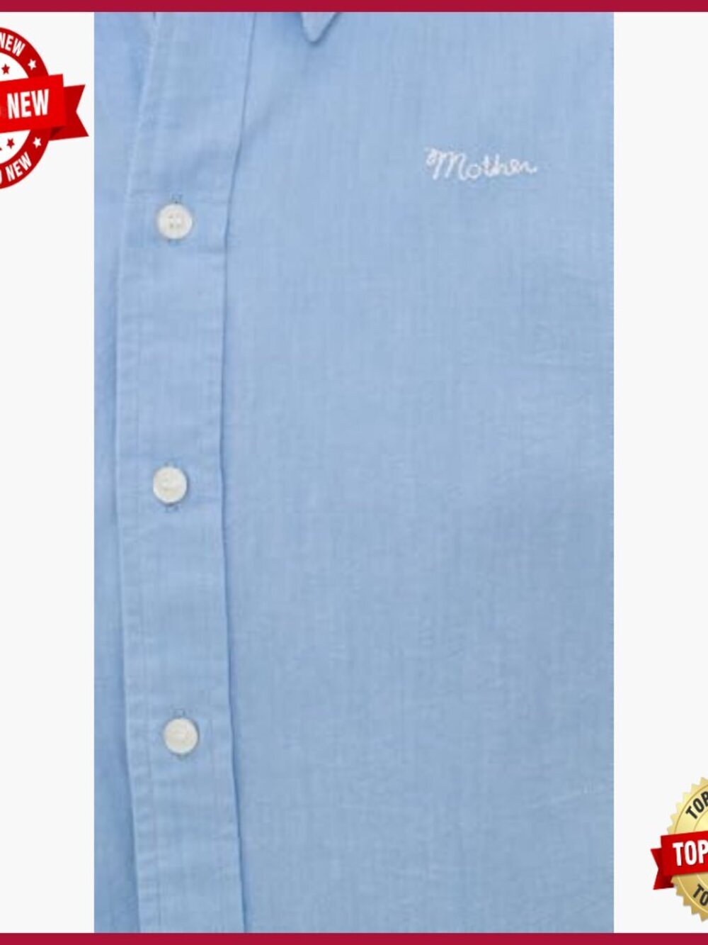 Long Sleeve Button Down Shirt Collared Poplin Cotton Blouse - Picture 6 of 6